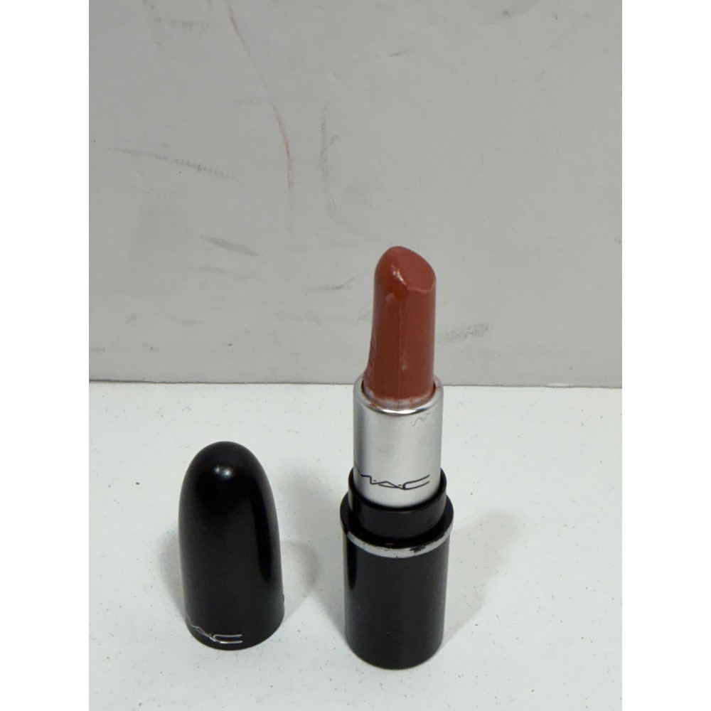 MAC Matte Lipstick PHOTO A23 Golden Brown bullet mini Size with tip flaw RARE